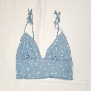 Tie-Shoulder Crop Top